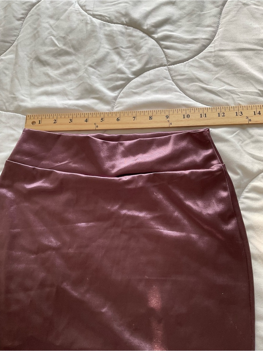 Cristina Satin Maroon Set - Picture 3 of 13